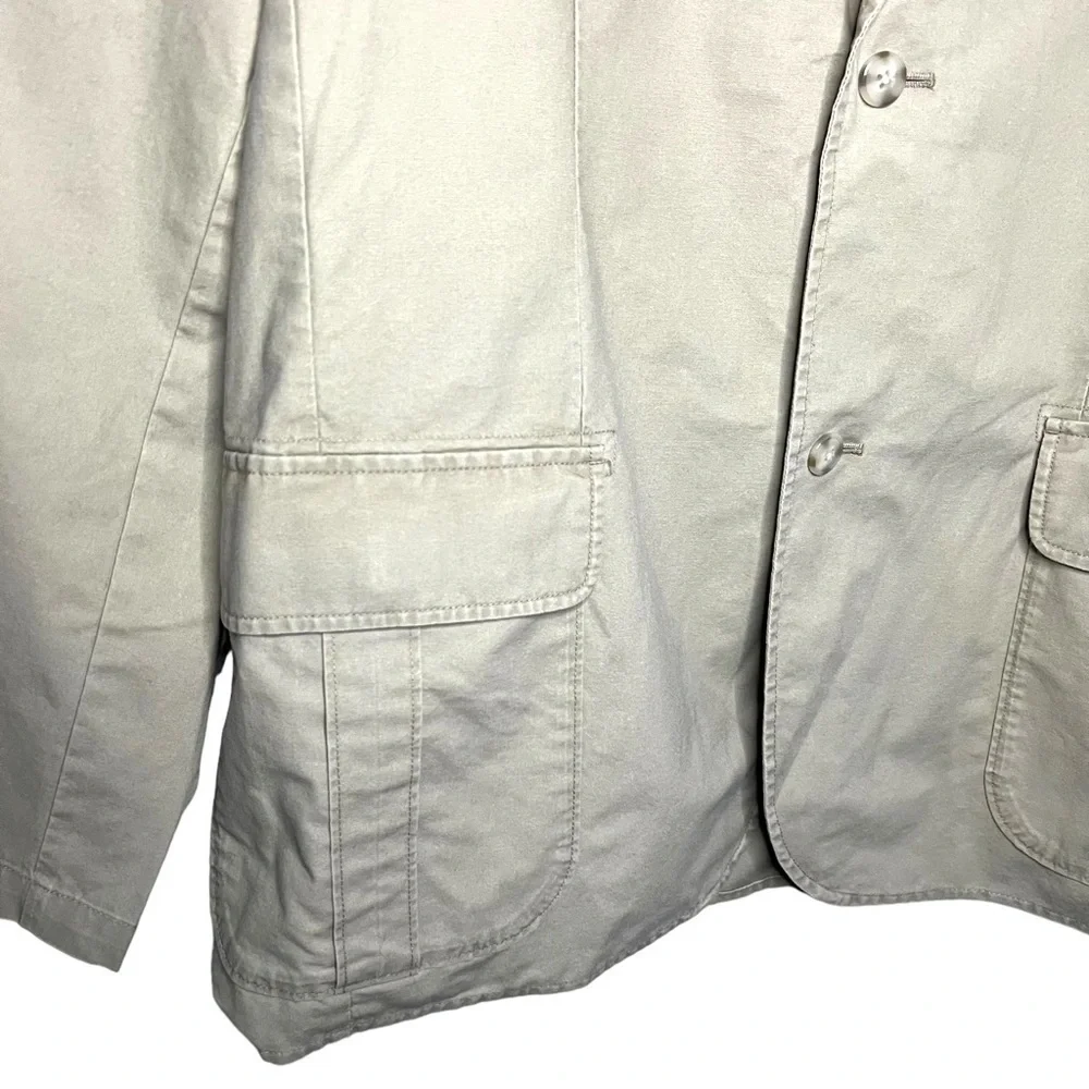 L.L. Bean Vintage Chore Field Utility Elbow Patches Jacket Size 52 Tall